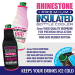 Neoprene Rhinestone Bottle Suit Cooler - 6 Per Retail Ready Display 26448 POLAR GEAR