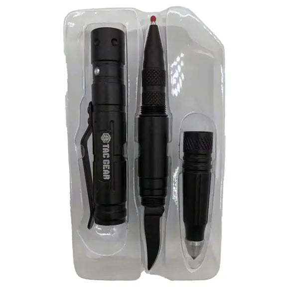 Multi-Tool 5-In-1 Tactical Pen Knife with LED Flashlight - 6 Pieces Per Retail Ready Display 23195 TAC GEAR