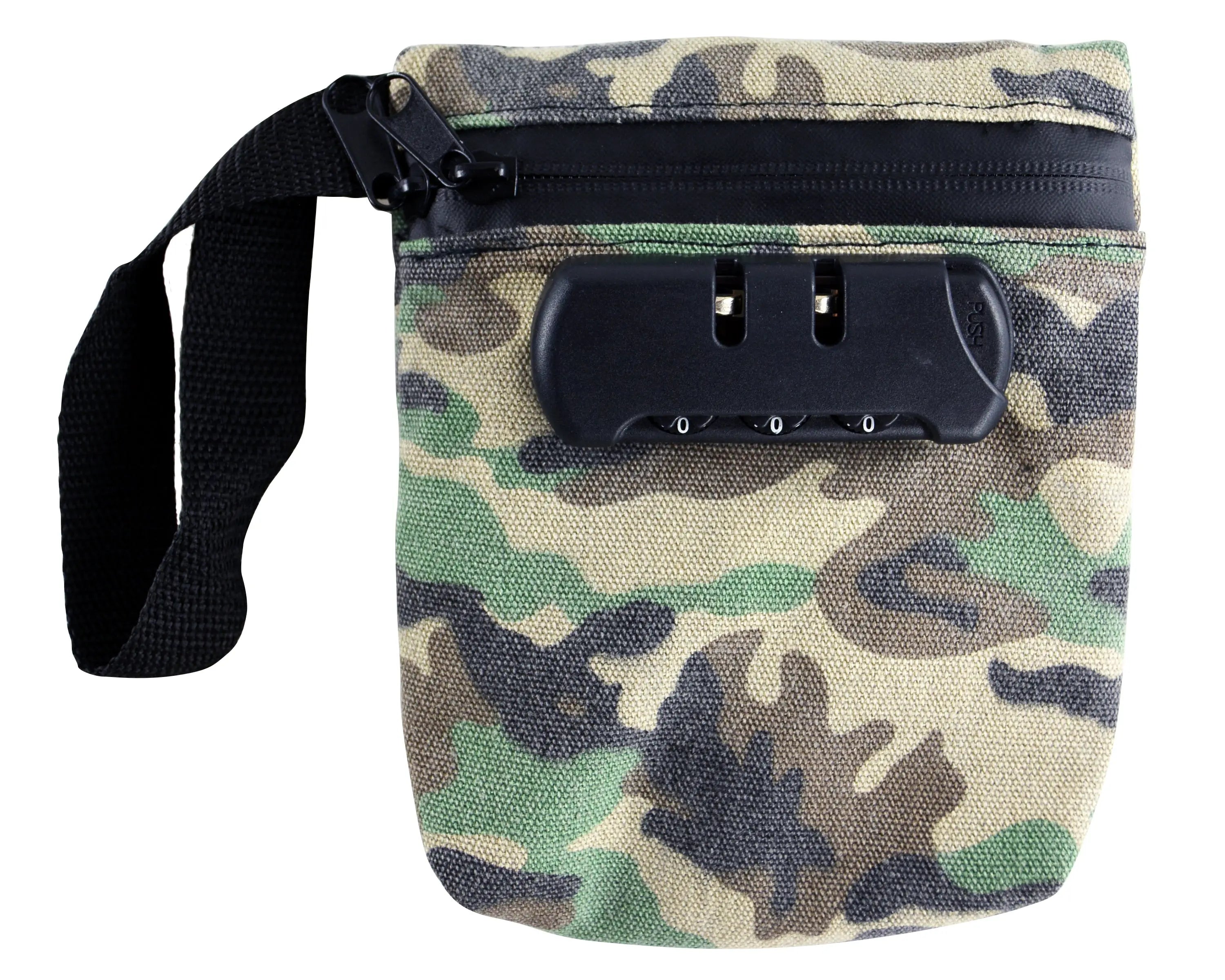Smell Proof Canvas Locking Storage Bag - 6 Pieces Per Retail Ready Display 23221 SMOKEZILLA