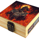 Wood Storage Box with Metal Latch - 6 Pieces Per Retail Ready Display 23224 SMOKEZILLA