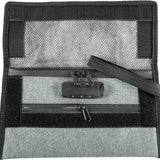 Smell Proof Flat Canvas Lock Storage Bag - 6 Pieces Per Retail Ready Display 23246 SMOKEZILLA