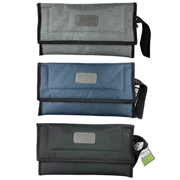 Smell Proof Flat Canvas Lock Storage Bag - 6 Pieces Per Retail Ready Display 23246 SMOKEZILLA