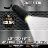 LED Flashlight with Soft Touch Coating - 12 Pieces Per Retail Ready Display 23289