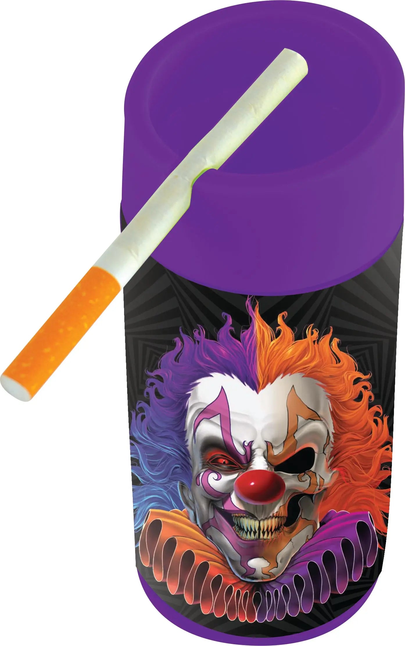 Full Print Glass Butt Bucket Ashtray - 6 Pieces Per Retail Ready Display 23291 SMOKEZILLA