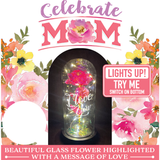 Mother's Day Celebrate Mom Jumbo Glass Keepsake - 2 Pieces Per Retail Ready Display 23338