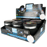 Printed Lid Butt Bucket Ashtray with Vent Clip and LED Lights - 6 Per Retail Ready Display 23359