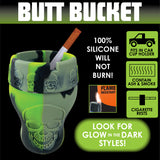 Curved Silicone Butt Bucket Ashtray - 6 Pieces Per Retail Ready Display 23368