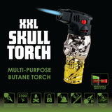 Metallic XXL Skull Torch - 12 Pieces Per Retail Ready Display 23481