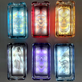 Glass Ashtray with LED Light-Up Design - 6 Pieces Per Retail Ready Display 23522 SMOKEZILLA