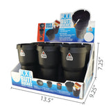 Butt Bucket Ashtray XXL Black Design - 6 Per Retail Ready Display 23595