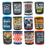 Neoprene Can and Bottle Cooler Coozie - 12 Per Retail Ready Display 23937