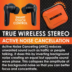 Wireless Earbuds with Heavy Duty Case - 6 Pieces Per Retail Ready Display 23695 ROUGHNECK