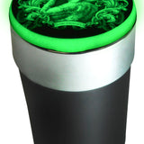 Glow in The Dark Printed Lid Butt Bucket Ashtray with LED Light - 6 Per Retail Ready Display 22634