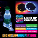 Mood Light LED Light-Up Coaster - 6 Pieces Per Retail Ready Display 23801