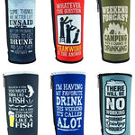 Neoprene 24 Oz Can and Bottle Cooler - 6 Pieces Per Retail Ready Display 23809 POLAR GEAR