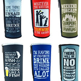 Neoprene 24 Oz Can and Bottle Cooler Coozie - 6 Pieces Per Retail Ready Display 23809