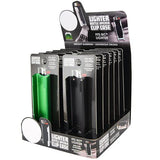 Metal Lighter Clip Case with Bottle Opener - 12 Pieces Per Retail Ready Display 23816