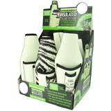 Neoprene Glow in The Dark Bottle Suit Coozie with Cigarette Pouch - 6 Pieces Per Retail Ready Display 24208