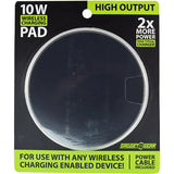 Wireless Charging Pad with Power Cable - 4 Pieces Per Retail Ready Display 24211 GADGET GEAR