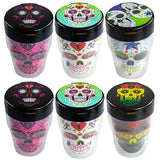 3D Molded Sugar Skull Butt Bucket Ashtray - 6 Pieces Per Retail Ready Display 24709