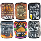 Neoprene Freezer Pack Can and Bottle Cooler - 6 Pieces Per Retail Ready Display 24980 POLAR GEAR