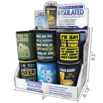 Neoprene Can and Bottle Cooler - 12 Pieces Per Retail Ready Display 25198 POLAR GEAR
