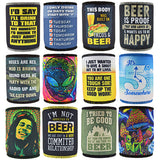 Neoprene Can and Bottle Cooler Coozie - 12 Pieces Per Retail Ready Display 25198
