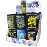Neoprene Can and Bottle Cooler - 12 Pieces Per Retail Ready Display 25198 POLAR GEAR