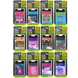 Phone Wallet Dual Pocket Spandex - 12 Pieces Per Retail Ready Display 25469