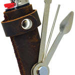 Leather Lighter Case With Tools  - 6 Pieces Per Retail Ready Display 25592 SMOKEZILLA