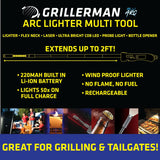 Electric Grill Lighter with LED Light- 6 Pieces Per Retail Ready Display 25631