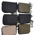 Canvas Smoking Pouch with Zipper  - 6 Pieces Per Retail Ready Display 26016 SMOKEZILLA