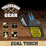 Tradesman Dual Torch Lighter- 15 Pieces Per Retail Ready Display 26142