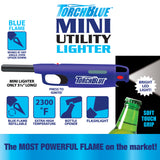 Mini Utility Torch Stick Lighter with LED Light- 12 Pieces Per Retail Ready Display 26327