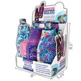 Neoprene Rhinestone Bottle Suit Coozie - 6 Per Retail Ready Display 26448