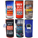 Neoprene 24 Oz Can and Bottle Cooler Coozie - 6 Pieces Per Retail Ready Display 26475
