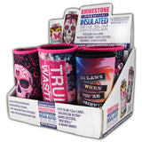 Neoprene Rhinestone Slim Can Cooler - 6 Per Retail Ready Display 26580 POLAR GEAR