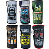 Neoprene 24 Oz Can and Bottle Cooler Coozie - 6 Pieces Per Retail Ready Display 26584