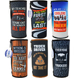 Neoprene 24 Oz Can and Bottle Cooler Coozie - 6 Pieces Per Retail Ready Display 26588