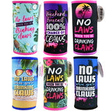 Neoprene Slim Can Cooler Coozie - 6 Pieces Per Retail Ready Display 27800