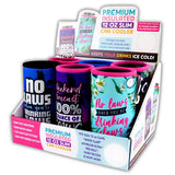 Neoprene Slim Can Cooler Coozie - 6 Pieces Per Retail Ready Display 27800