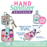 Print Hand Sanitizer Keychain 12 Pieces Per Retail Ready Display 28269 NOVELTY INC