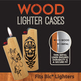 Wood Lighter Case - 12 Pieces Per Retail Ready Display 28276