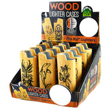 Wood Lighter Case - 12 Pieces Per Retail Ready Display 28276