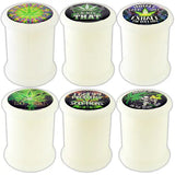 Glow in The Dark Smell Proof Silicone Jar - 6 Pieces Per Retail Ready Display 30008 SPICY ZILLA