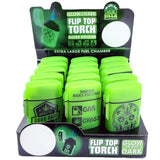 Glow in The Dark Flip Top Lighter - 15 Pieces Per Retail Ready Display 30011 SPICY ZILLA