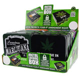 Metal Storage Box with Lock and Roll Tray - 6 Pieces Per Retail Ready Display 30016 SPICY ZILLA