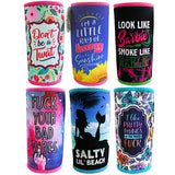 Neoprene Slim Can and Bottle Cooler Coozie - 6 Pieces Per Retail Ready Display 30021