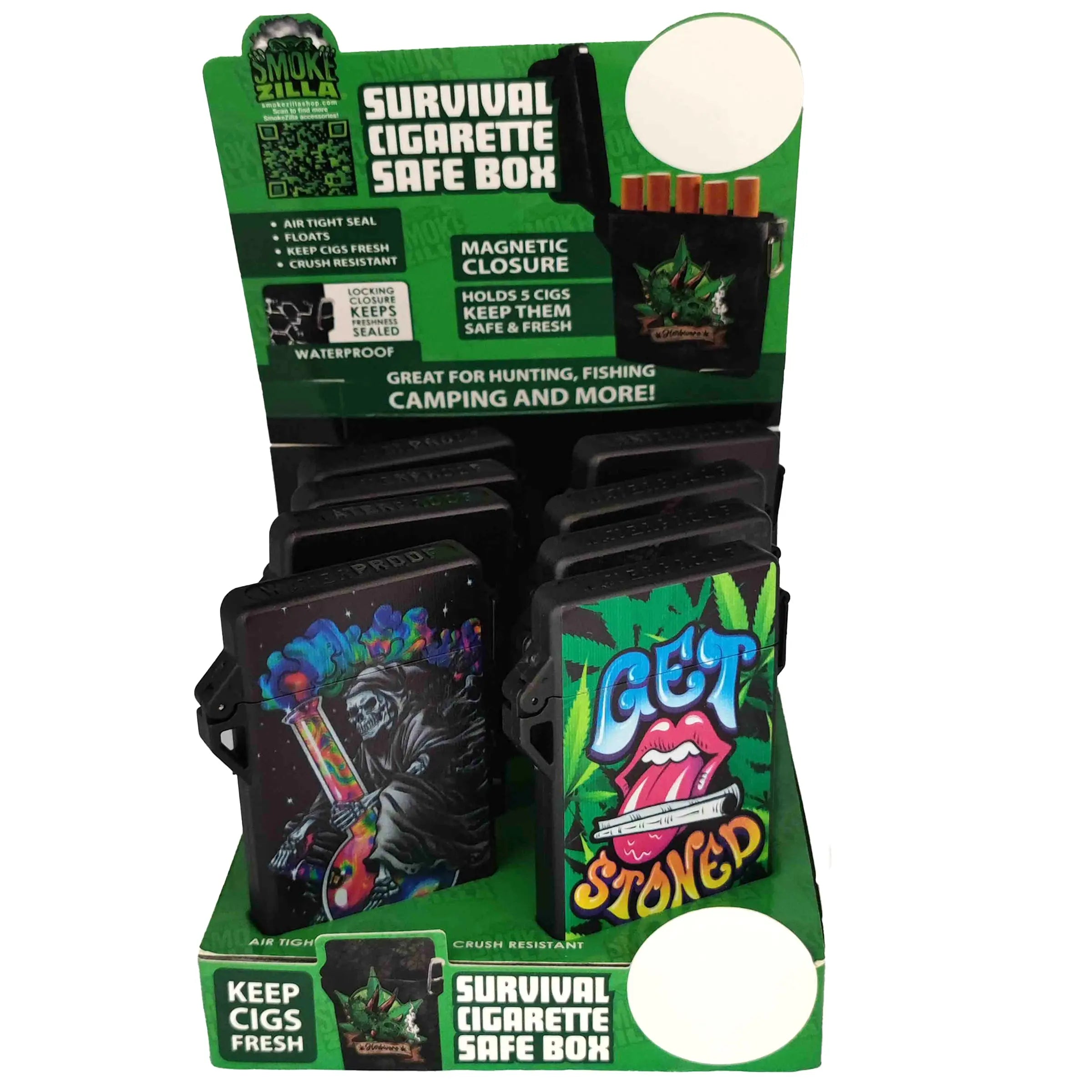 Cigarette Survival Storage Case - 8 Pieces Per Retail Ready Display 30023 SPICY ZILLA