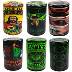 Plastic 5 Piece Grinder with Vacuum Sealed Container - 6 Pieces Per Retail Ready Display 30029 SPICY ZILLA